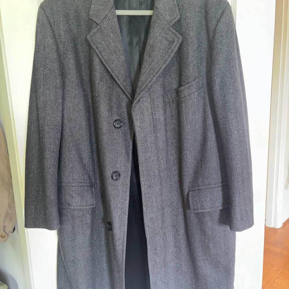 Brooks Brothers Charcoal Overcoat
